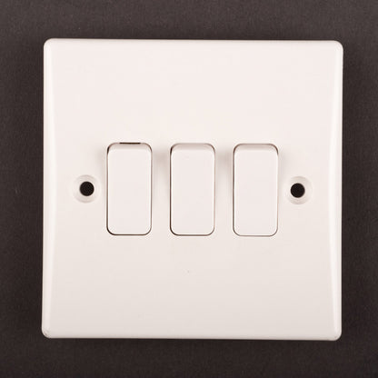 Securlec 3 Gang 2 Way Light Switch