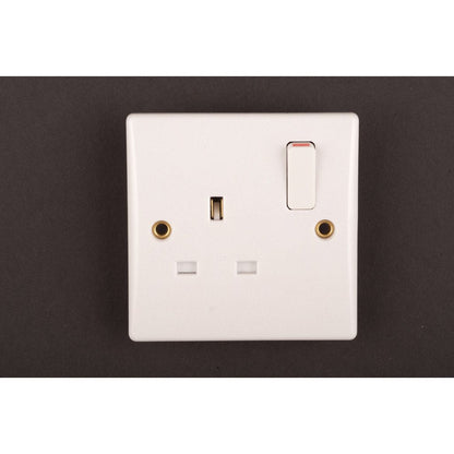 Securlec 1 Gang Switched Socket Double Pole