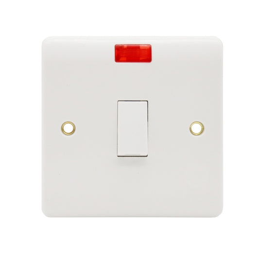 Securlec 1 Gang Double Pole Switch & Pilot Light