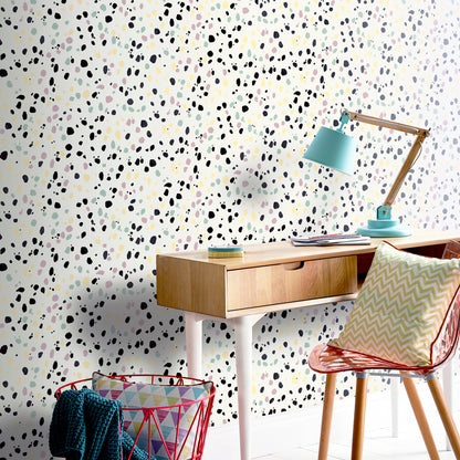 Arthouse Dalmatian Pastel Multi Wallpaper