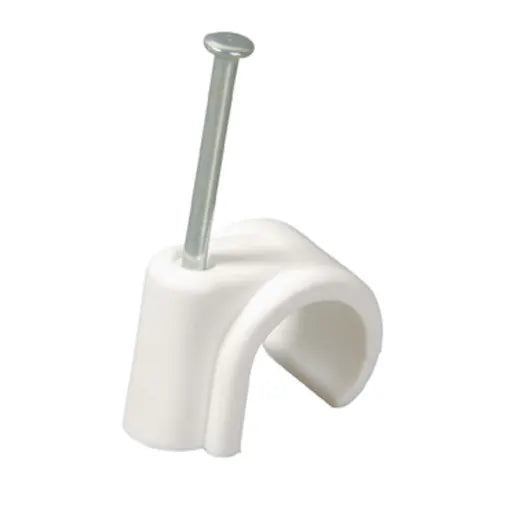 Securplumb Pipe Clips Nail In 22mm Pack 5