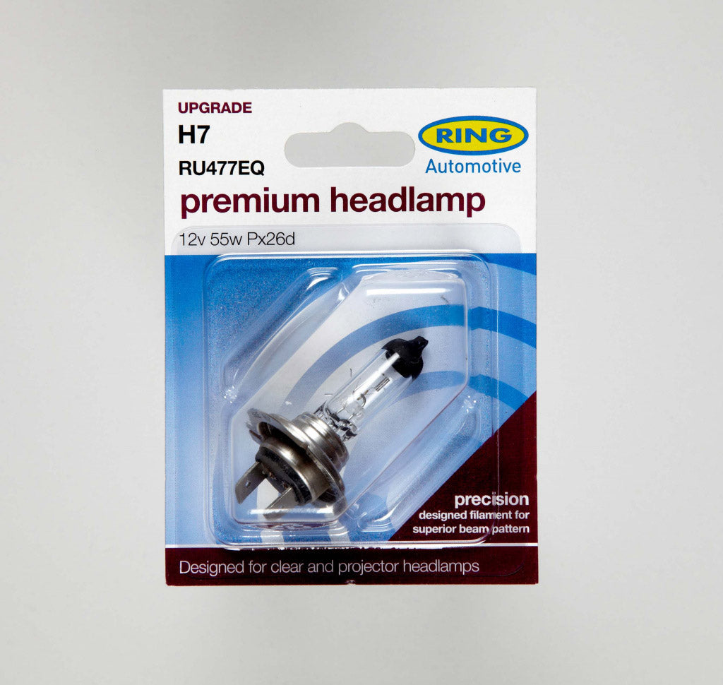 Ring 12v 55w H7 Halogen Headlamp