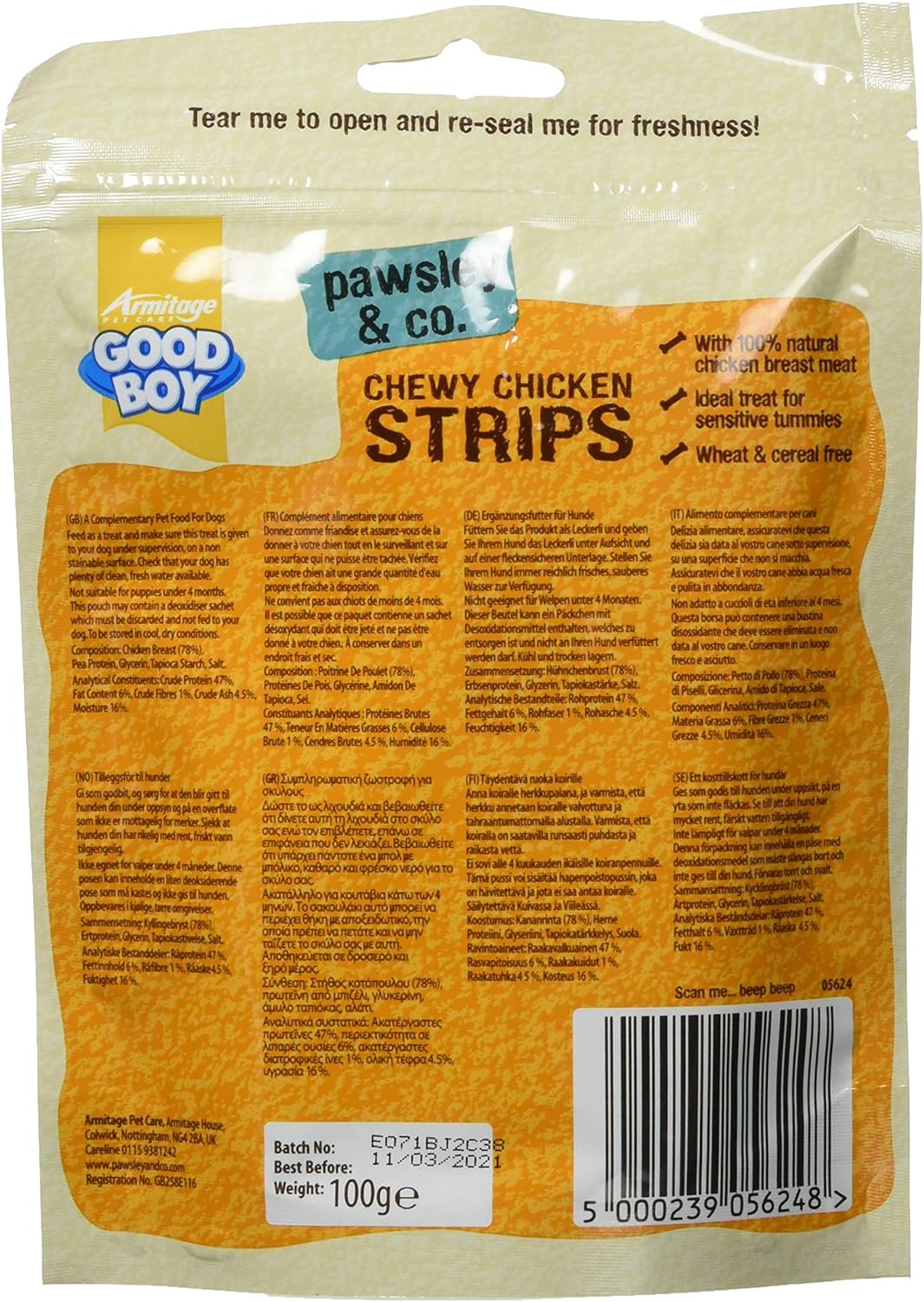 Good Boy Chewy Chicken Strips