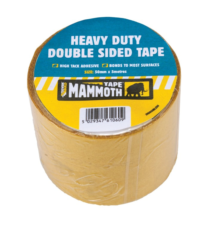 KwikGrip Heavy Duty Double Sided Tape 50mm x 5m