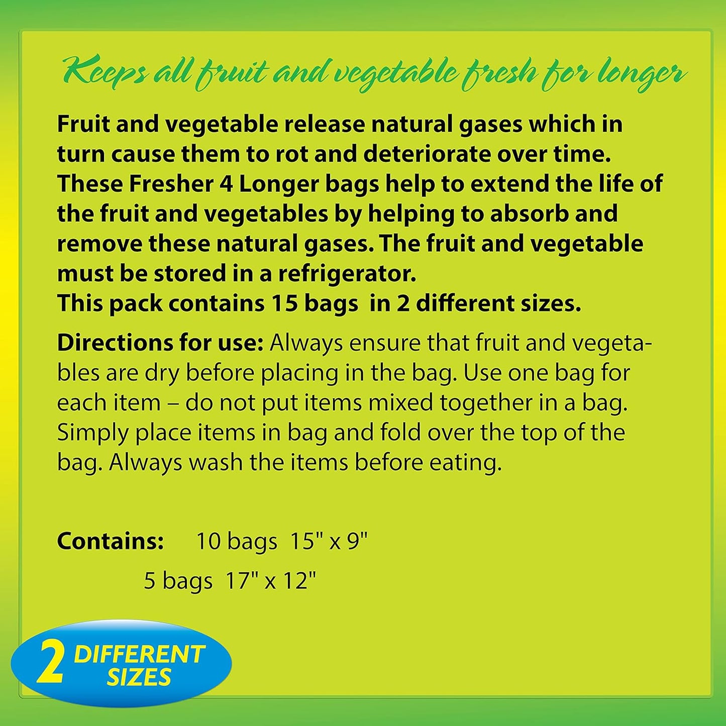 Sealapack Fruit & Vegetable Bag 12 Pack