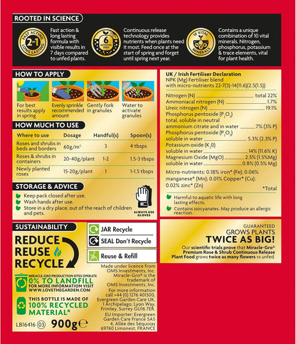 Miracle-Gro® Rose & Shrub Continuous Release Plant Food