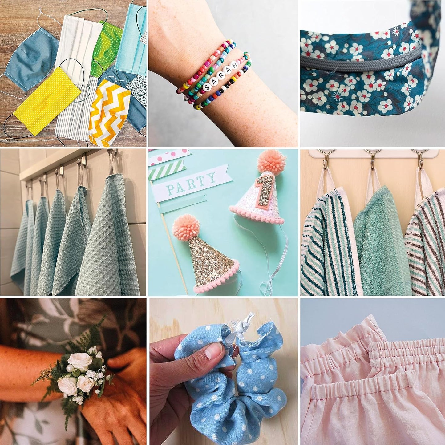 Korbond Elastic – White 20mm x 2m