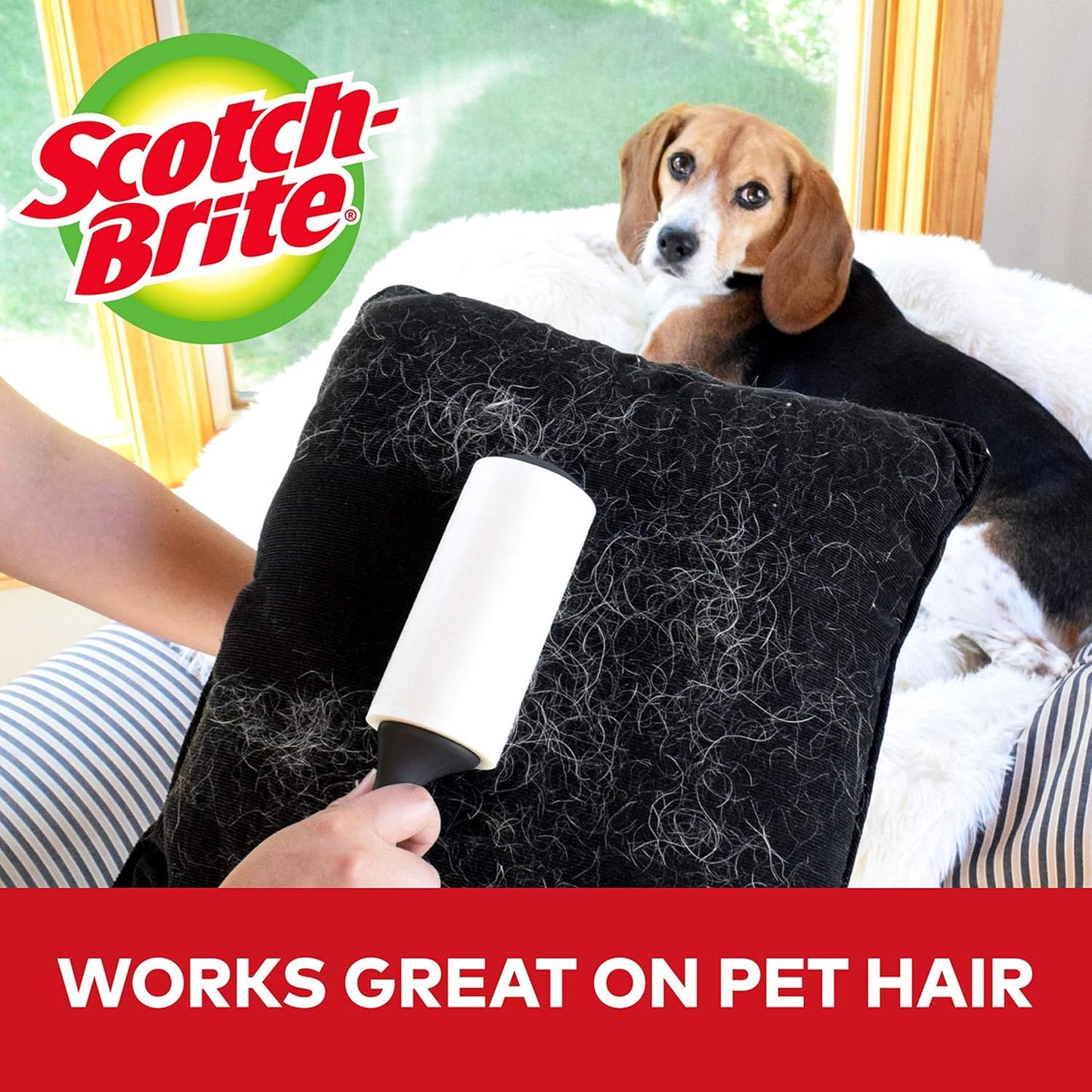 Scotch-Brite® Pet Extra Sticky Hair Roller 48 Sheets