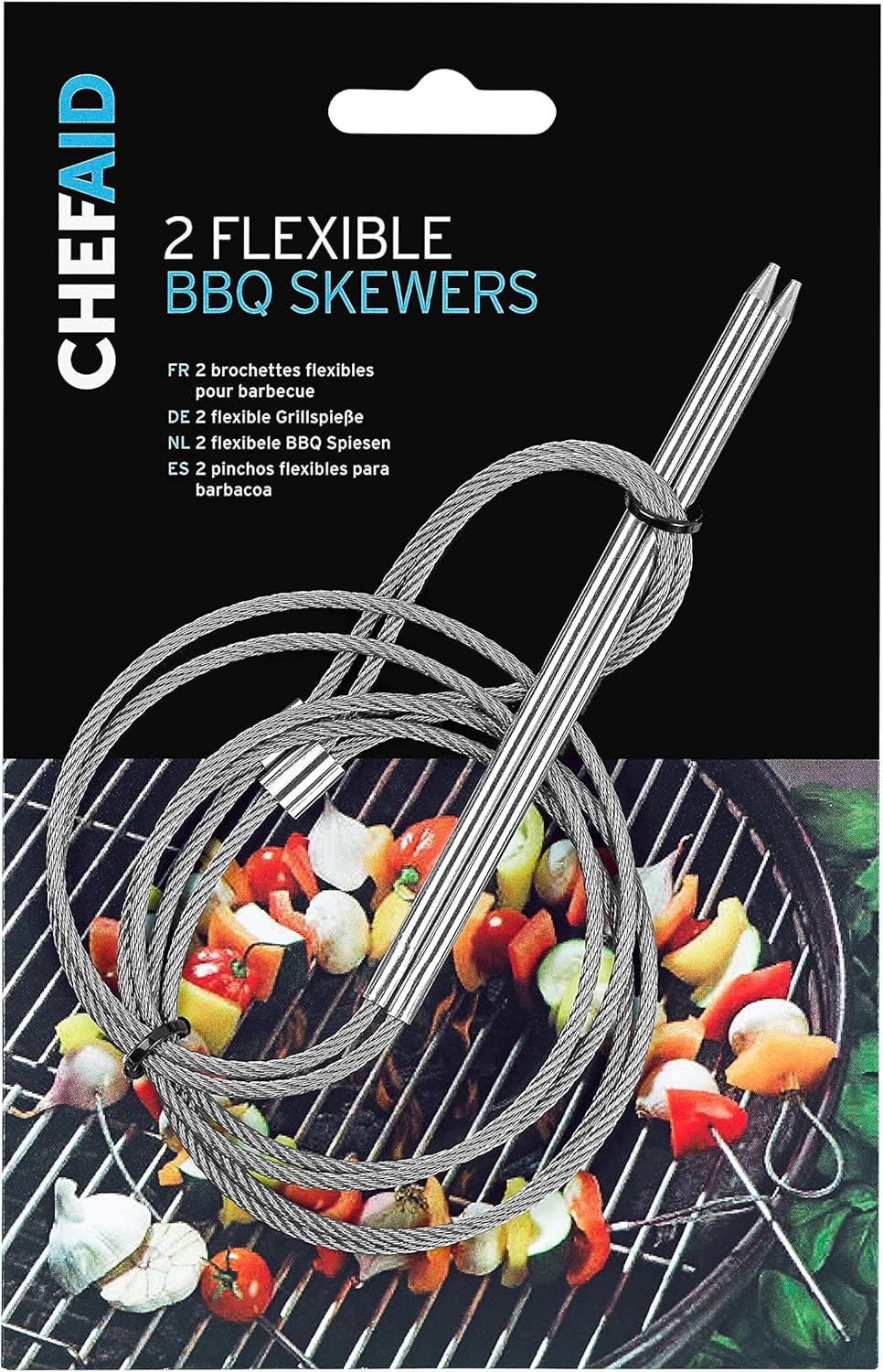 Chef Aid 2 Flexible Skewers 72cm