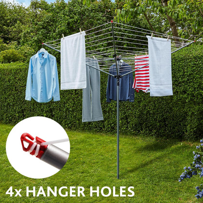 Vileda 4 Arm Outdoor Dryer