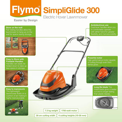 Flymo Simpliglide 300 Hover Mower