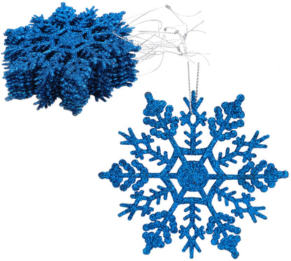 Premier Navy Glitter Snowflake