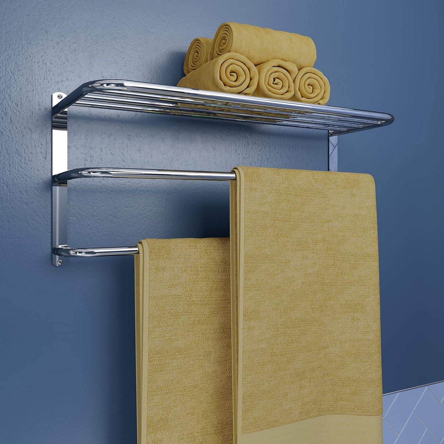 Croydex Wall Mounted Towel Rack