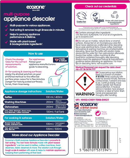 Ecozone Multi Purpose Appliance Cleaner