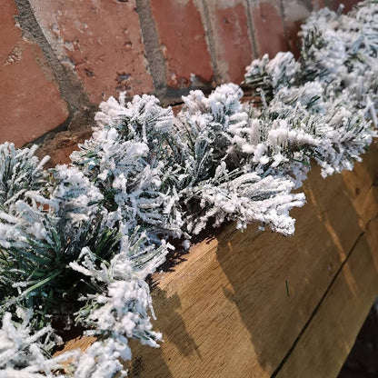 Kaemingk Imperial Snowy Garland