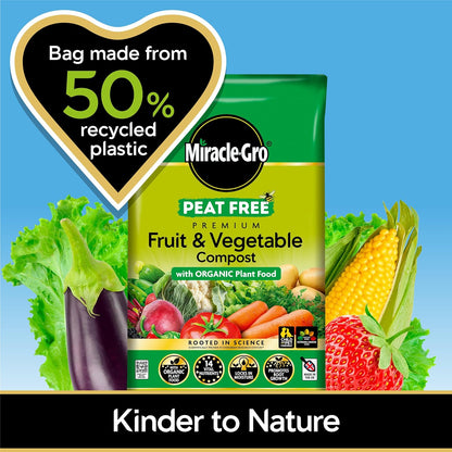Miracle-Gro® Organic Fruit & Veg Peat Free Compost