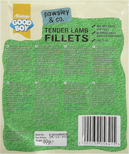Filets d'agneau tendres Good Boy