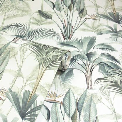 Arthouse King Palm Green Wallpaper