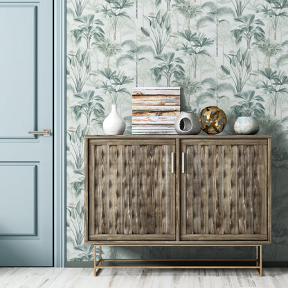 Arthouse King Palm Green Wallpaper