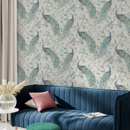 Arthouse Keeka Bird Blue Wallpaper