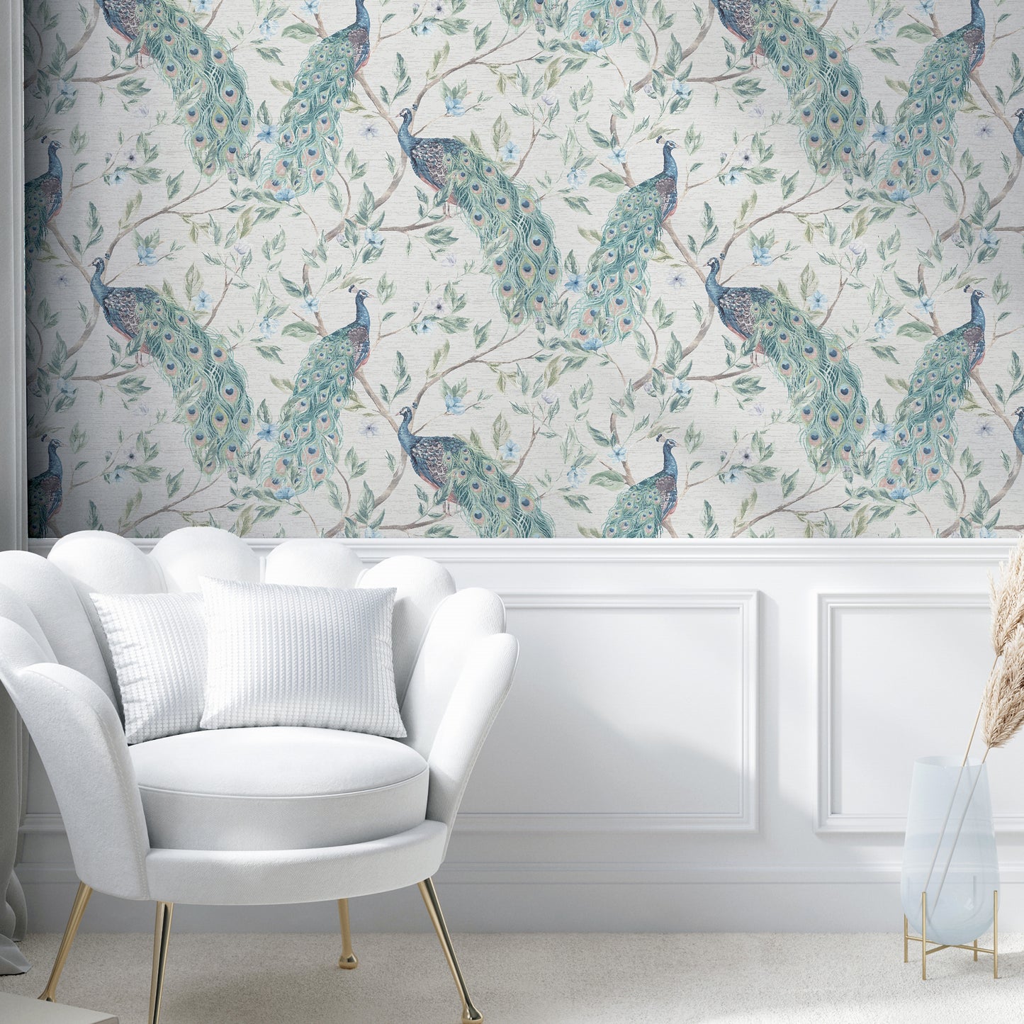 Arthouse Keeka Bird Blue Wallpaper