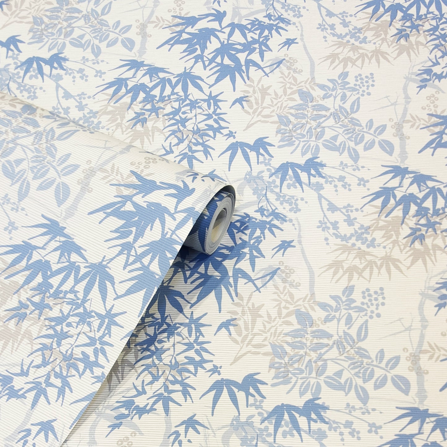 Arthouse Orient Tree Chalk Blue Grey Wallpaper