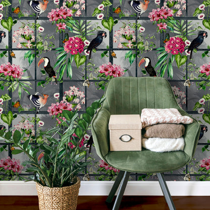 Arthouse Cuban Tropicana Multi Wallpaper