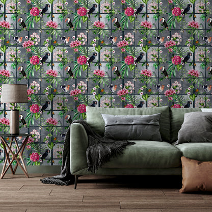 Arthouse Cuban Tropicana Multi Wallpaper