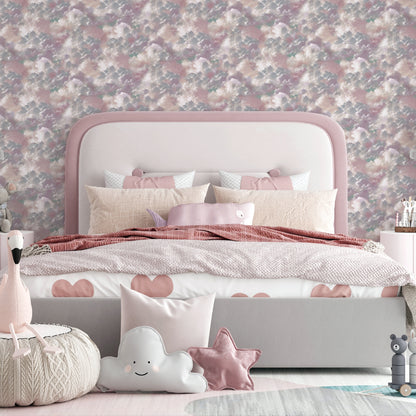 Arthouse Vanilla Skies Pink Wallpaper