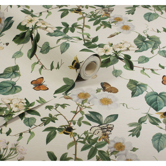 Arthouse Bumblebee Trail Cream Wallpaper