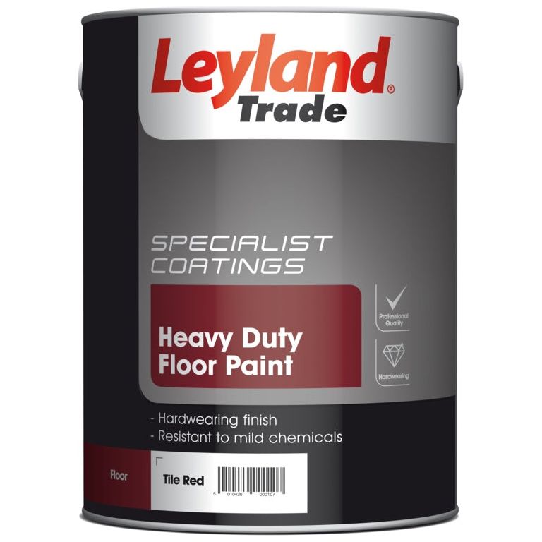 Leyland Trade Heavy Duty Floor Paint 5L Tile Red