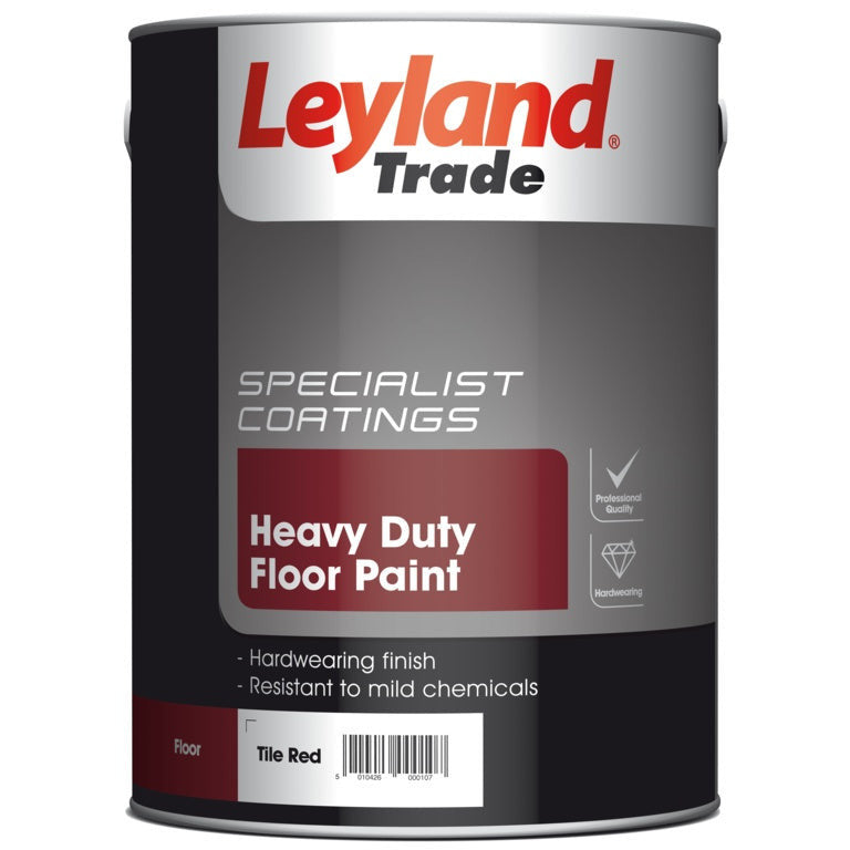 Leyland Trade Heavy Duty Floor Paint 2.5L Tile Red