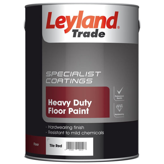 Leyland Trade Peinture de sol robuste 2,5 L Rouge carrelage