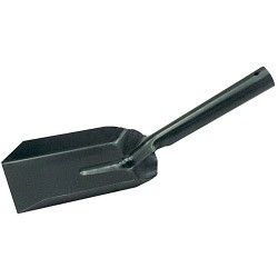 Hearth & Home Black Japanned Metal Coal Shovel 4"