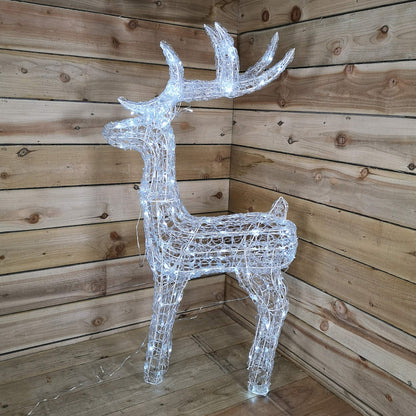 Premier Acrylic Reindeer 160 White LEDs