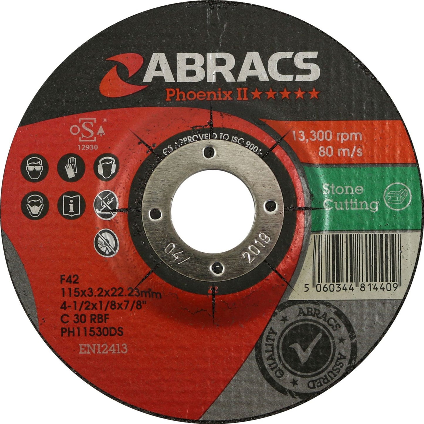 Abracs Phoenix Flat Stone Cutting Disc