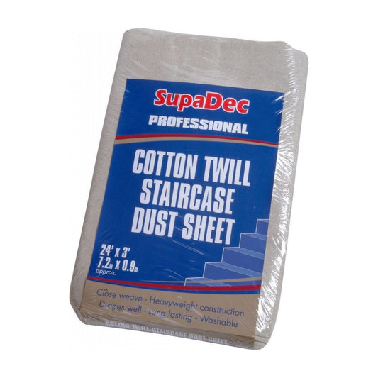 SupaDec Cotton Twill Staircase Dust Sheet