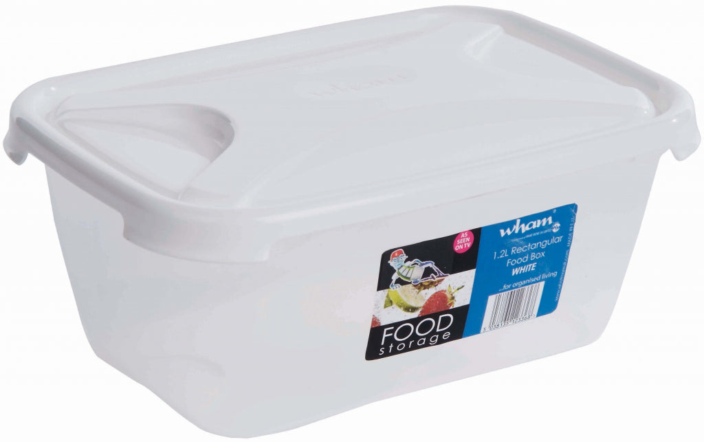 Wham Rectangular Food Storage White