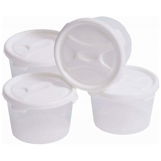 Wham Handy Pots Juego de almacenamiento de alimentos blanco