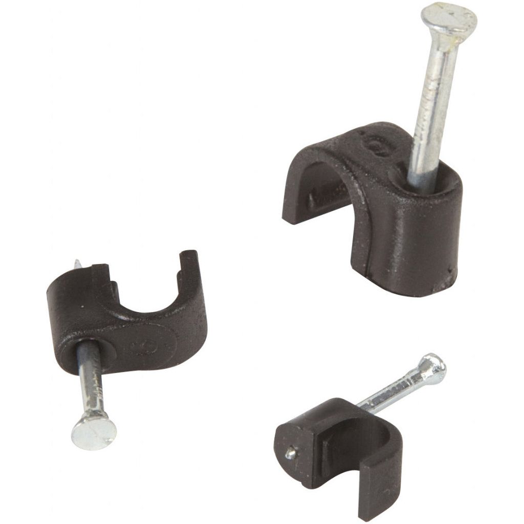 Securlec Cable Clips Round Pack 20