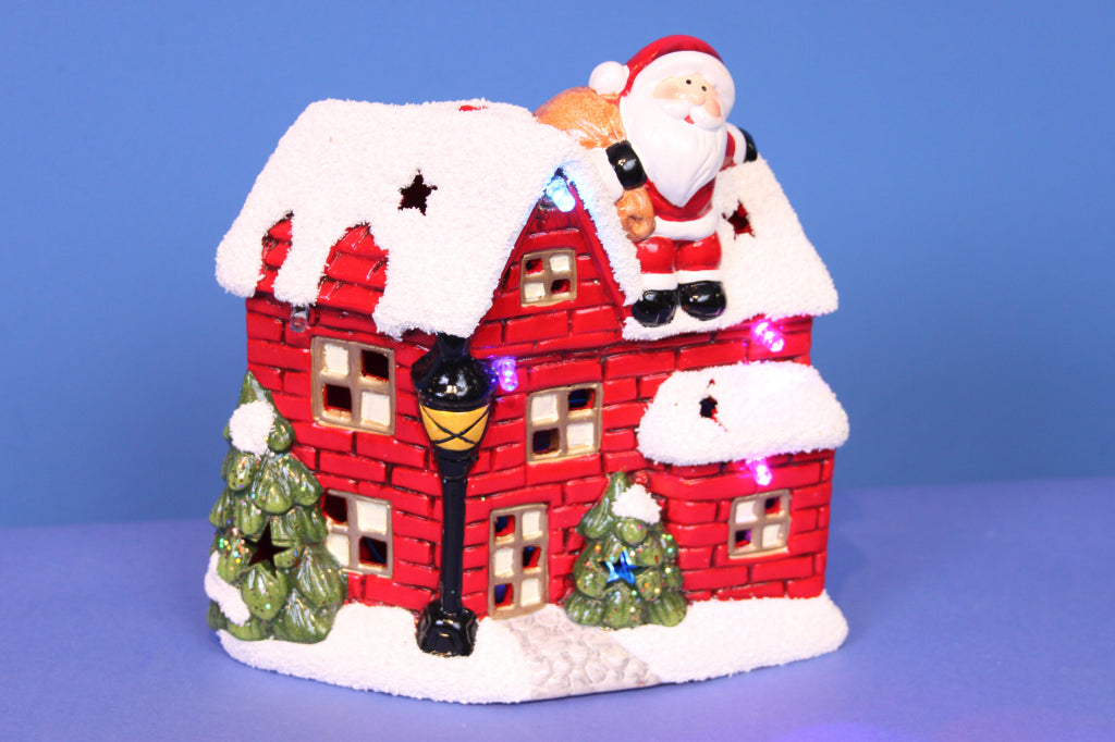 Jingles Christmas House With LED Light