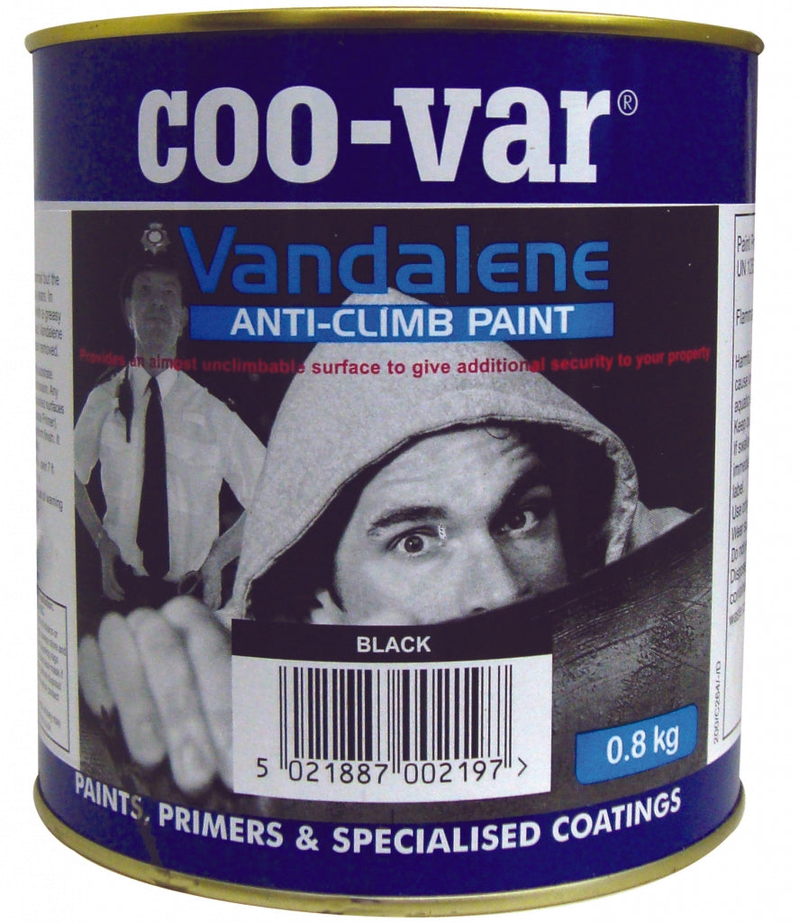 Peinture anti-escalade Coo-Var Vandalene - Noir 1Lt