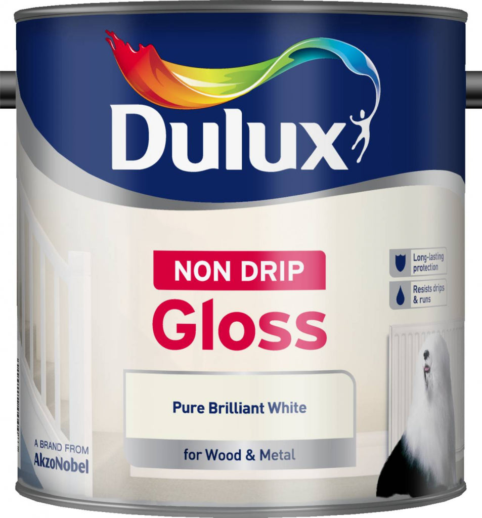 Dulux Antigoteo Brillo 2.5L Blanco Brillante Puro