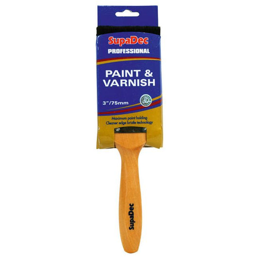 SupaDec Professional Paint & Varnish Brushes 3"/75mm