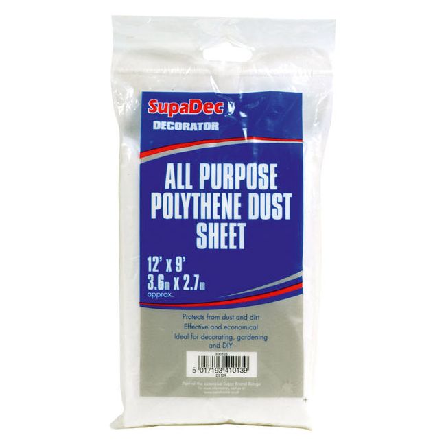 Feuilles anti-poussière en polyéthylène tout usage SupaDec