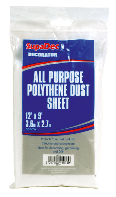 SupaDec All Purpose Polythene Dust Sheets