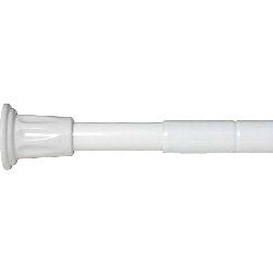 Croydex Tringle télescopique pour rideau de douche 8" 6' Blanc