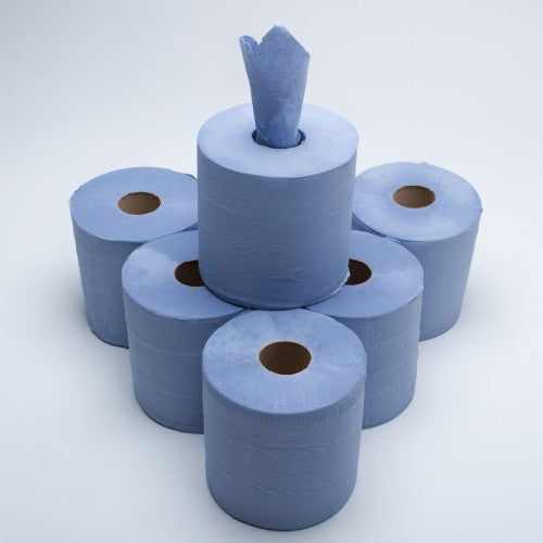 Concept 2 Ply Blue Centre Feed Rolls