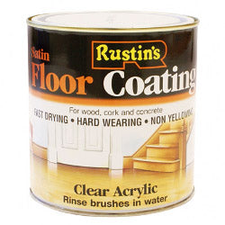 Rustins Quick Dry Acrylic Floor Coating Satin 1L