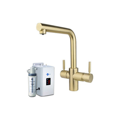 InSinkErator 3N1 L Shape Tap, Neo Tank & Filter Pack - Gold